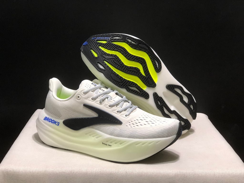 Brooks Glycerin Max Comfortable Low-top Running Shoes Grey/Black/Nightlife