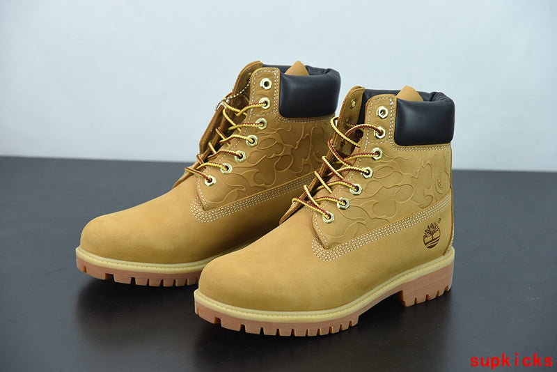 A Bathing Ape Timberland Chukka Boots Wheat