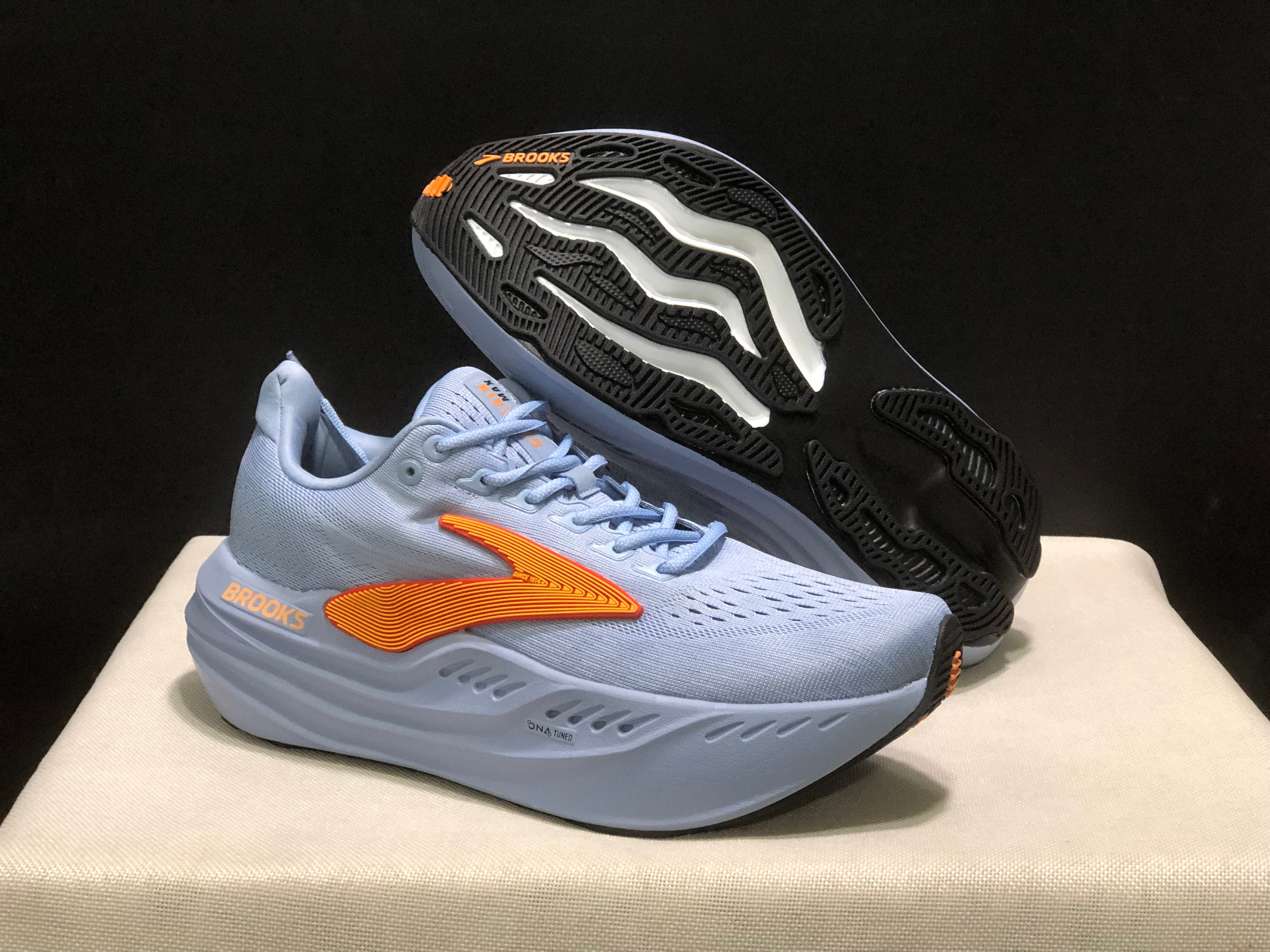 Brooks Glycerin Max Comfortable Low-top Running Shoes Blue