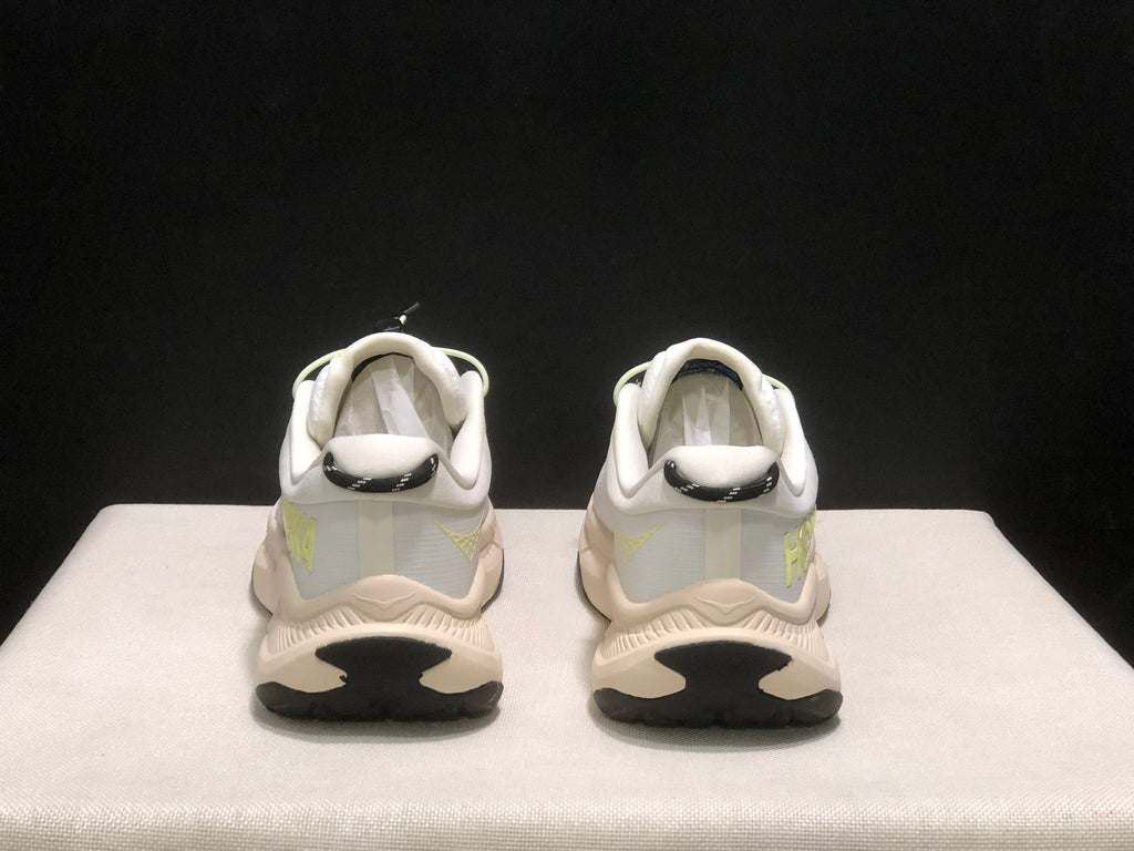 Hoka One One Transport Drawstring Low-top Running Shoes Sneakers Beige