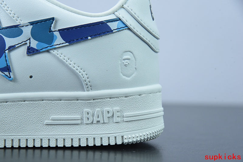 A Bathing Ape Bape Sta Low White ABC Camo Blue (2021)
