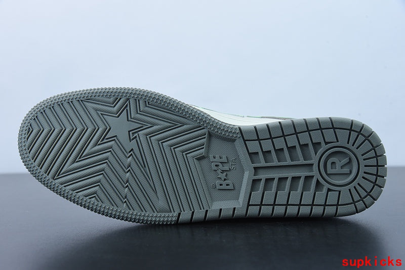 A Bathing Ape Bape Sta Low Grey Green