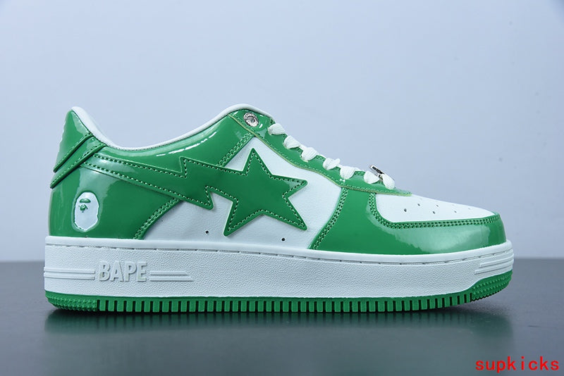 A Bathing Ape Bape Sta Low Green