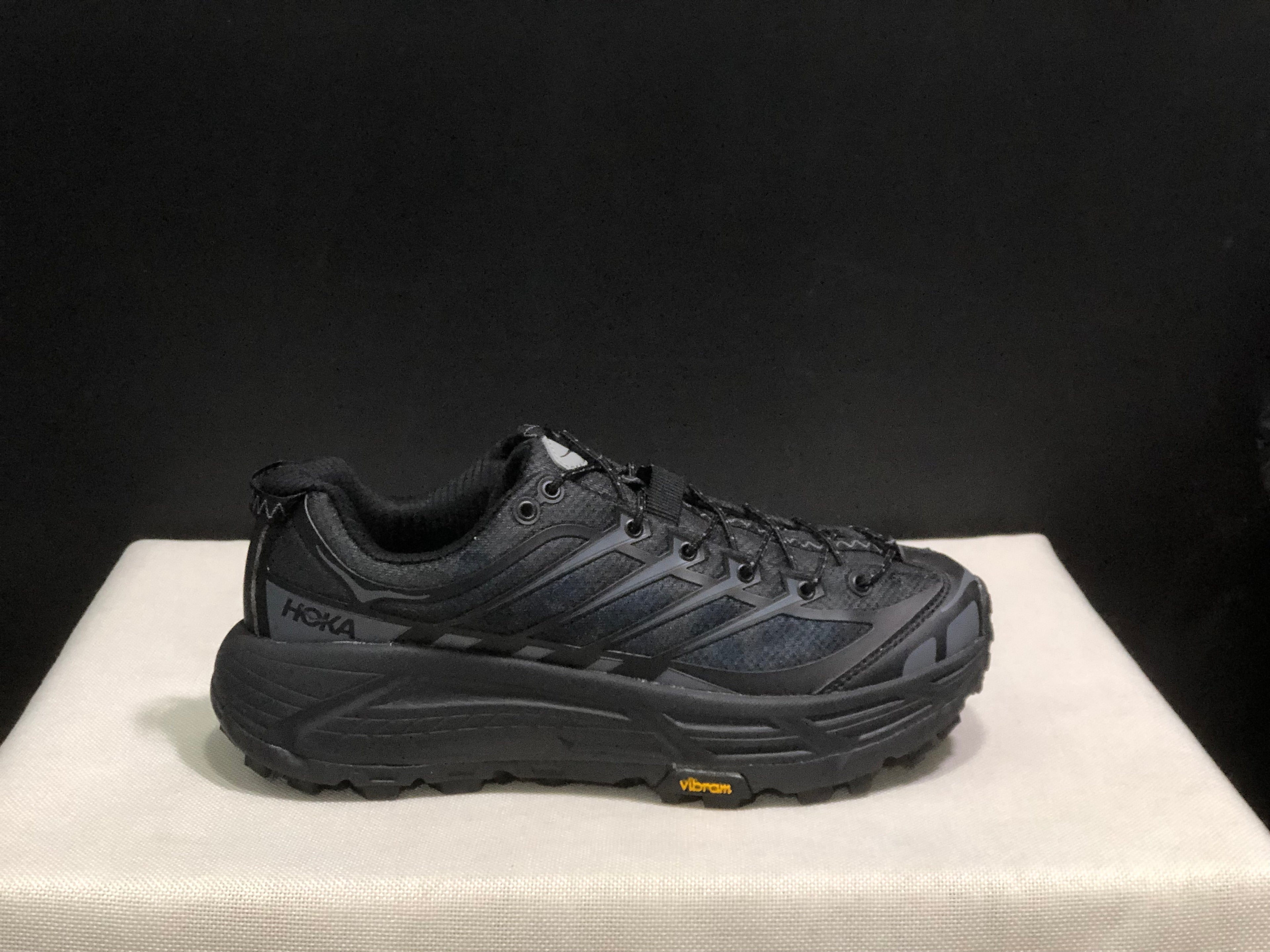 Hoka One One Mafate Three 2 Anti-slip Running Shoes Sneakers Black