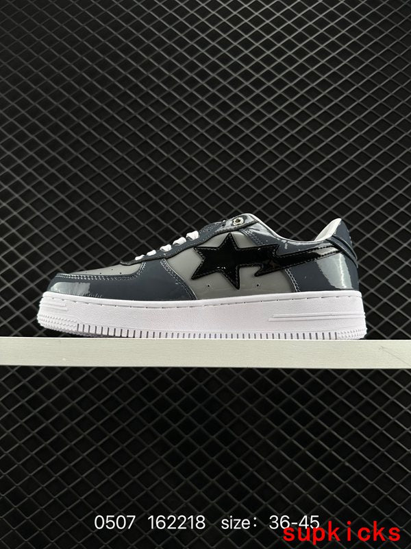 A Bathing Ape Bape Sta Sk8 Low Dark Gray