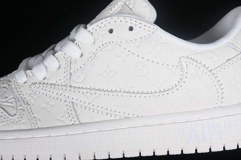 Travis Scott Nike Air Jordan 1 Low LV OG White Sneakers