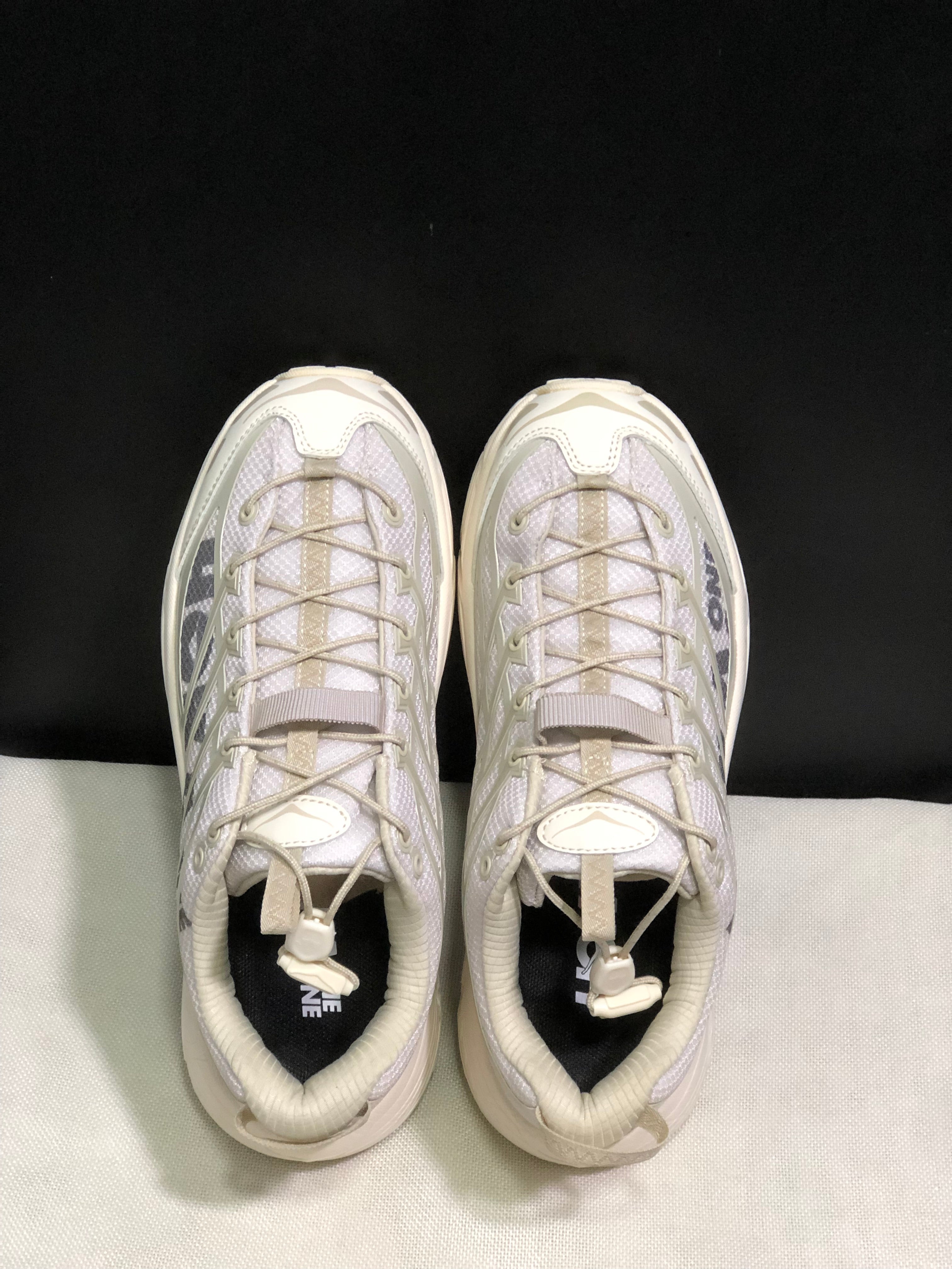 Hoka One One Mafate Three 2 Anti-slip Running Shoes Sneakers Beige