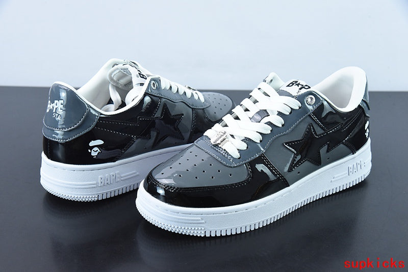 A Bathing Ape1 Bape Sta Low Black Gray