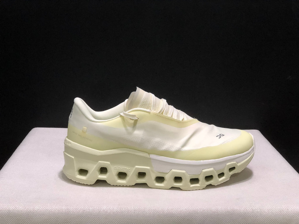 Post Archive Faction x On Running Cloudmonster 2 Sports Shoes Milky Yellow