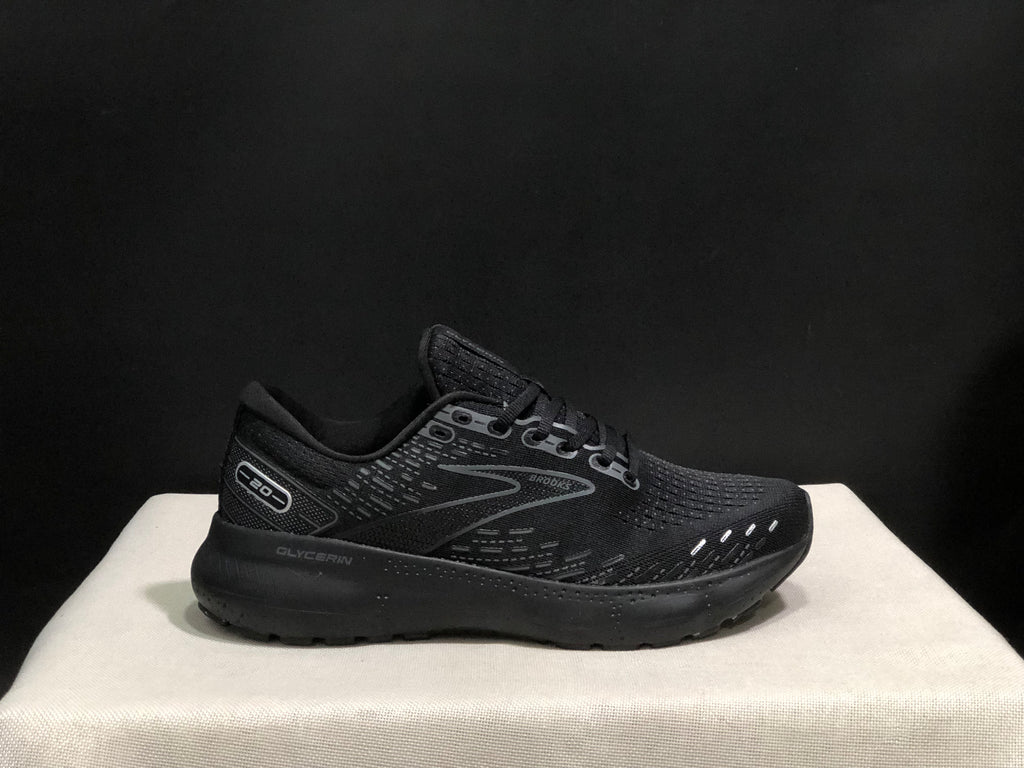 Brooks Glycerin GTS 20 Shock-absorbing Wear-resistant Running Shoes Black
