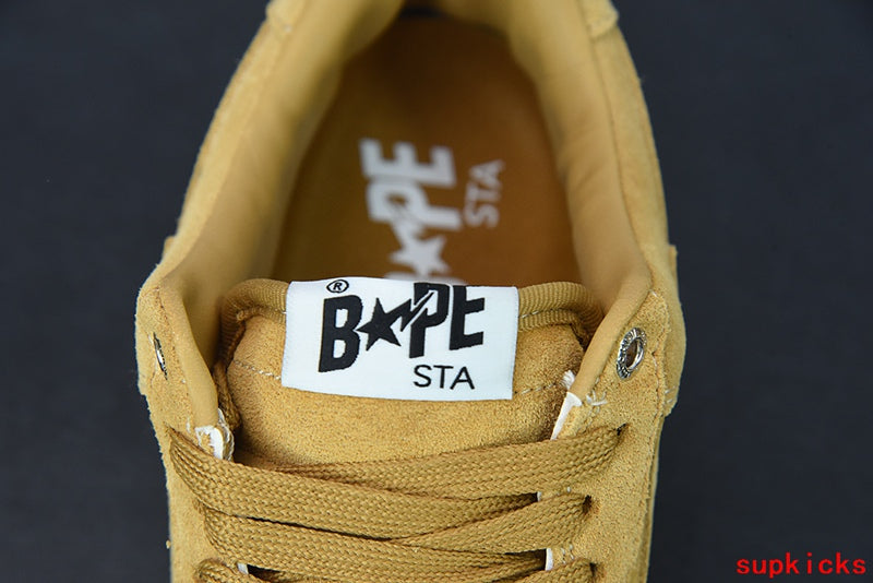 A Bathing Ape Bape Sta Beige Suede