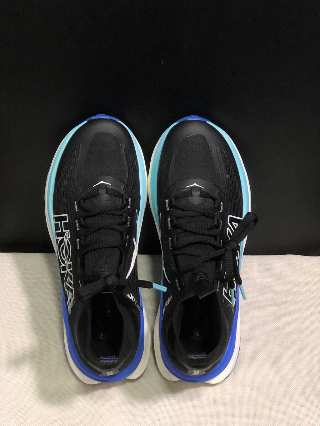 Hoka One One Tecton X 3 Comfortable High-top Running Shoes Sneakers Black