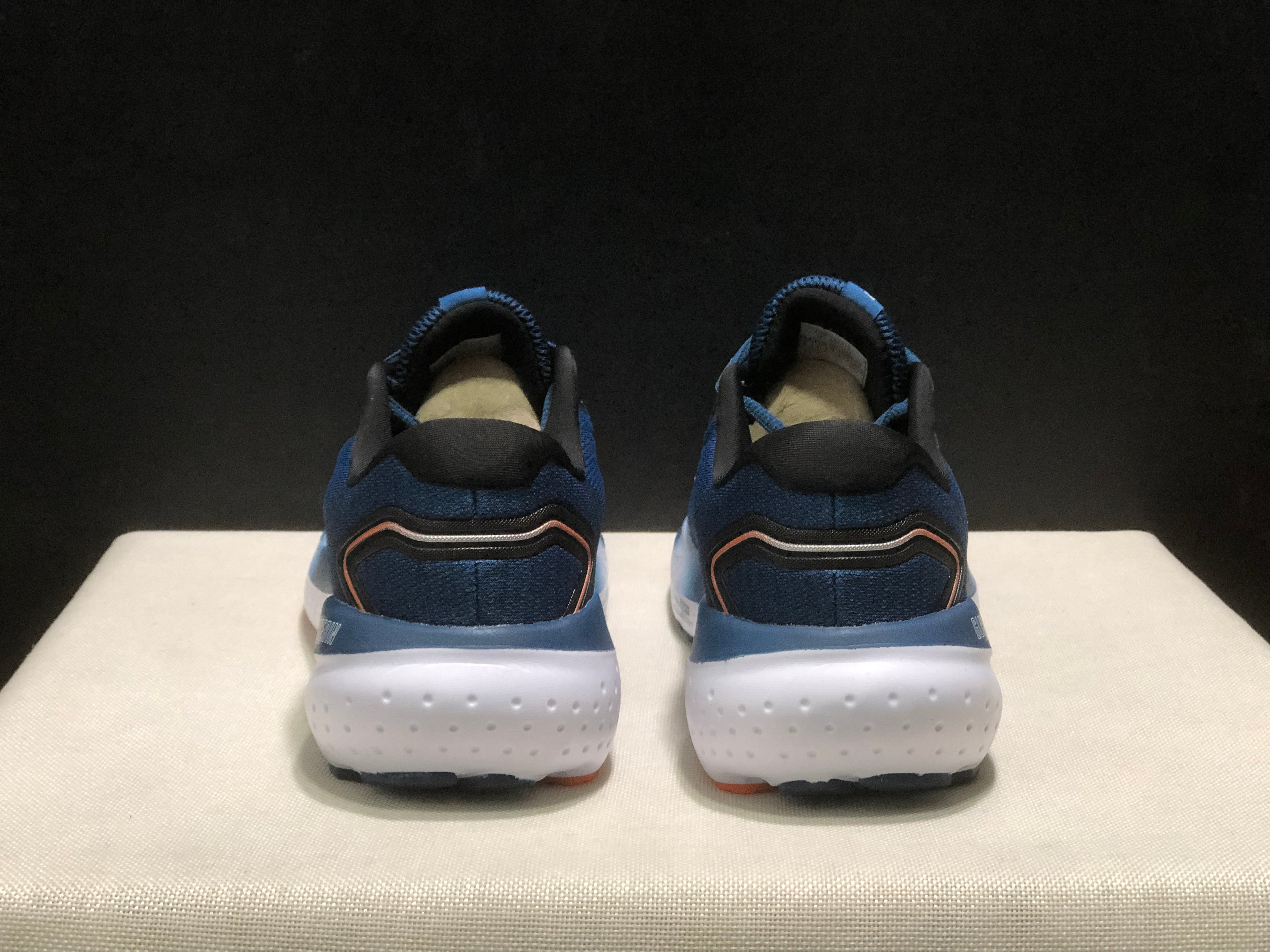 Brooks Glycerin 21 Low-top Casual Running Shoes Blue/Black/Orange