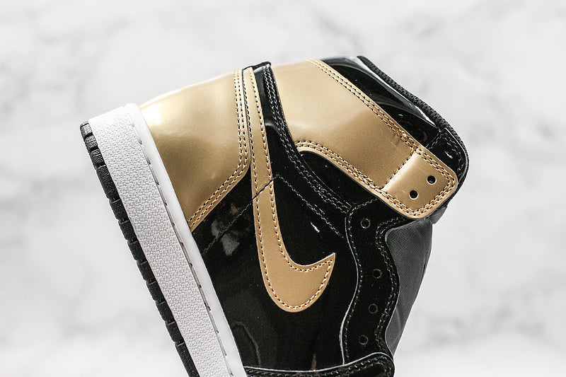 Nike SB Air Jordan 1 Retro High-Top OG NRG Gold Toe 2018 Black Gold Sneakers