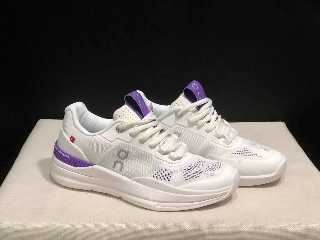 On Running The Roger Rro Durable And Breathable Tennis Shoes White/Purple