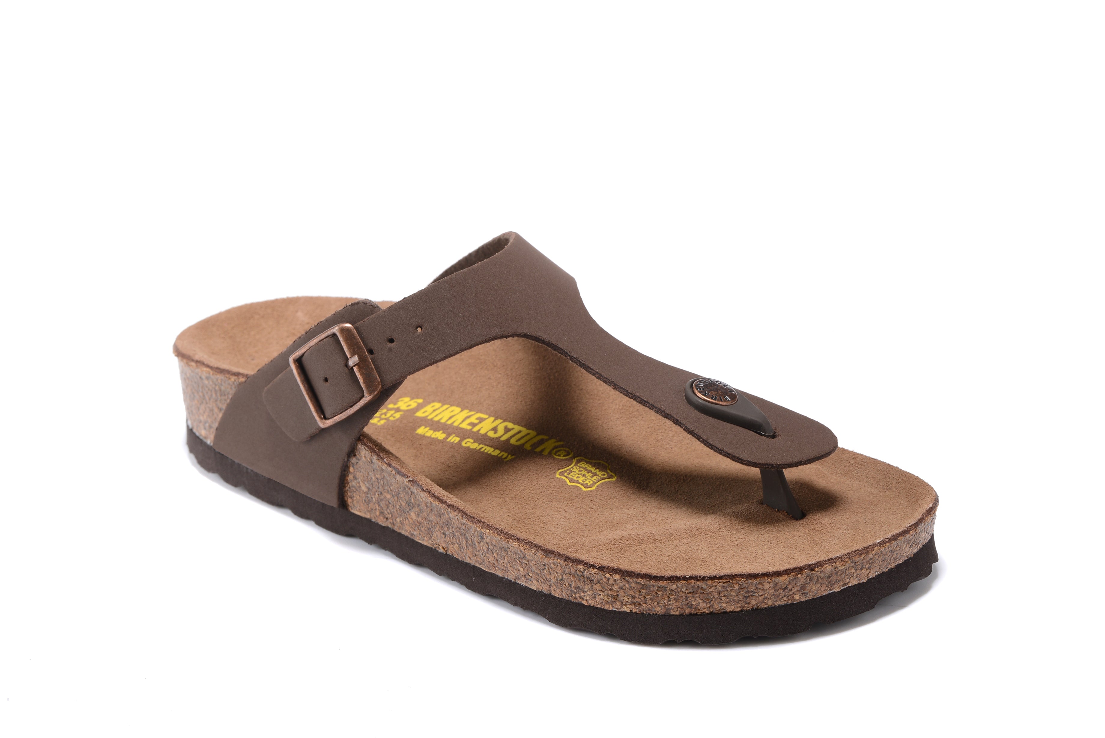 Birkenstock Gizeh Brown Scrub Flip Flops Sandals