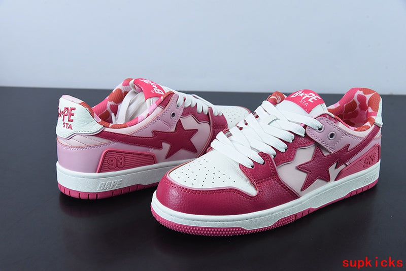A Bathing Ape Bape Sta Sk8 Pink Gradient Camo