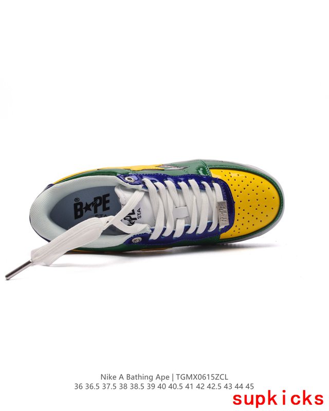 A Bathing Ape Bape Sta Low Shark Green