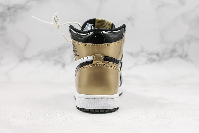 Nike SB Air Jordan 1 Retro High-Top OG NRG Gold Toe 2018 Black Gold Sneakers