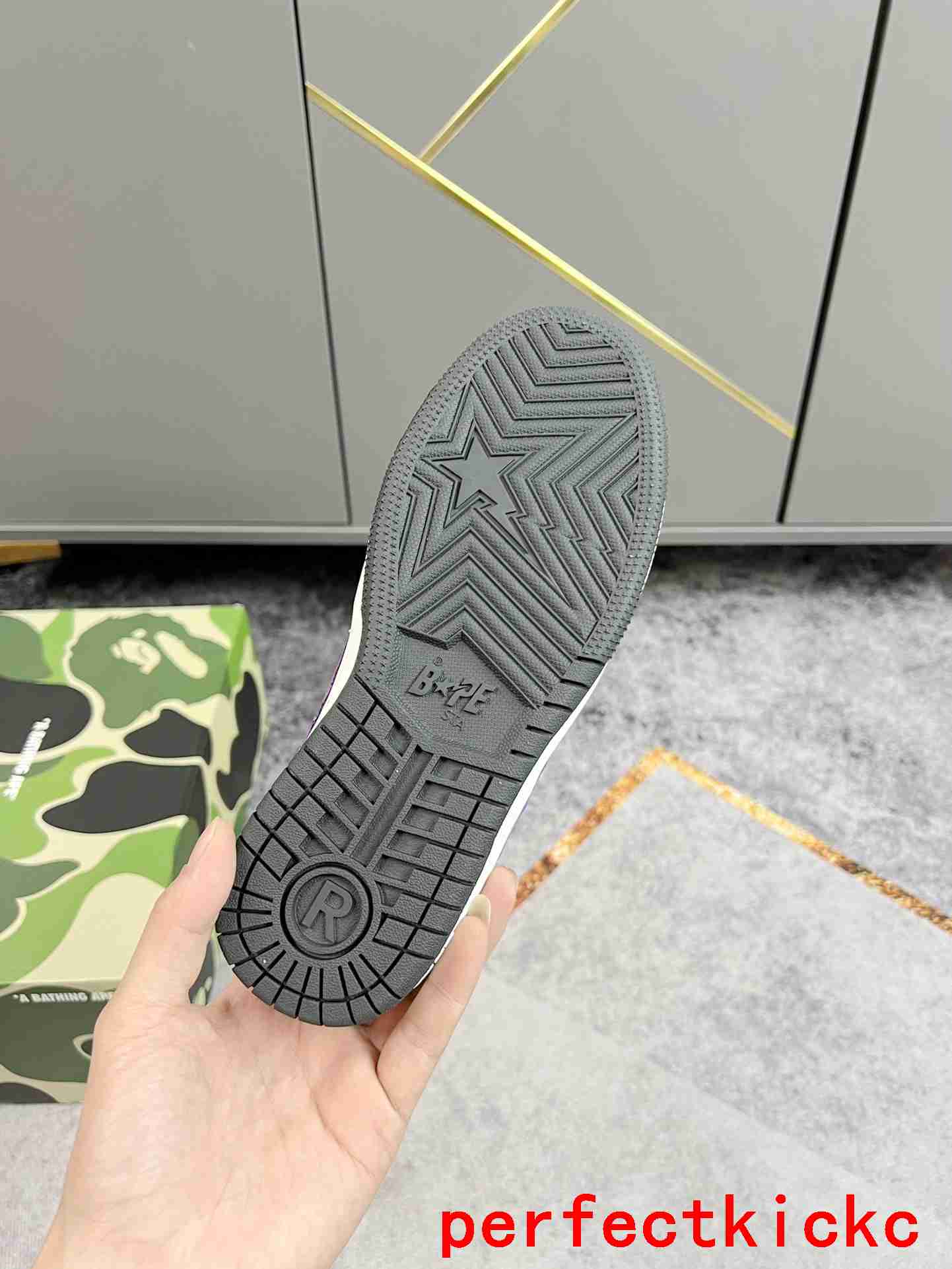 A Bathing Ape1 Bape Sta Low Army Green Purple