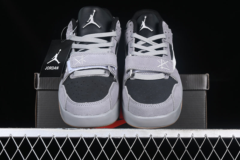 Travis Scott Nike Air Jordan Cut The Check Black Grey Brown Sneakers