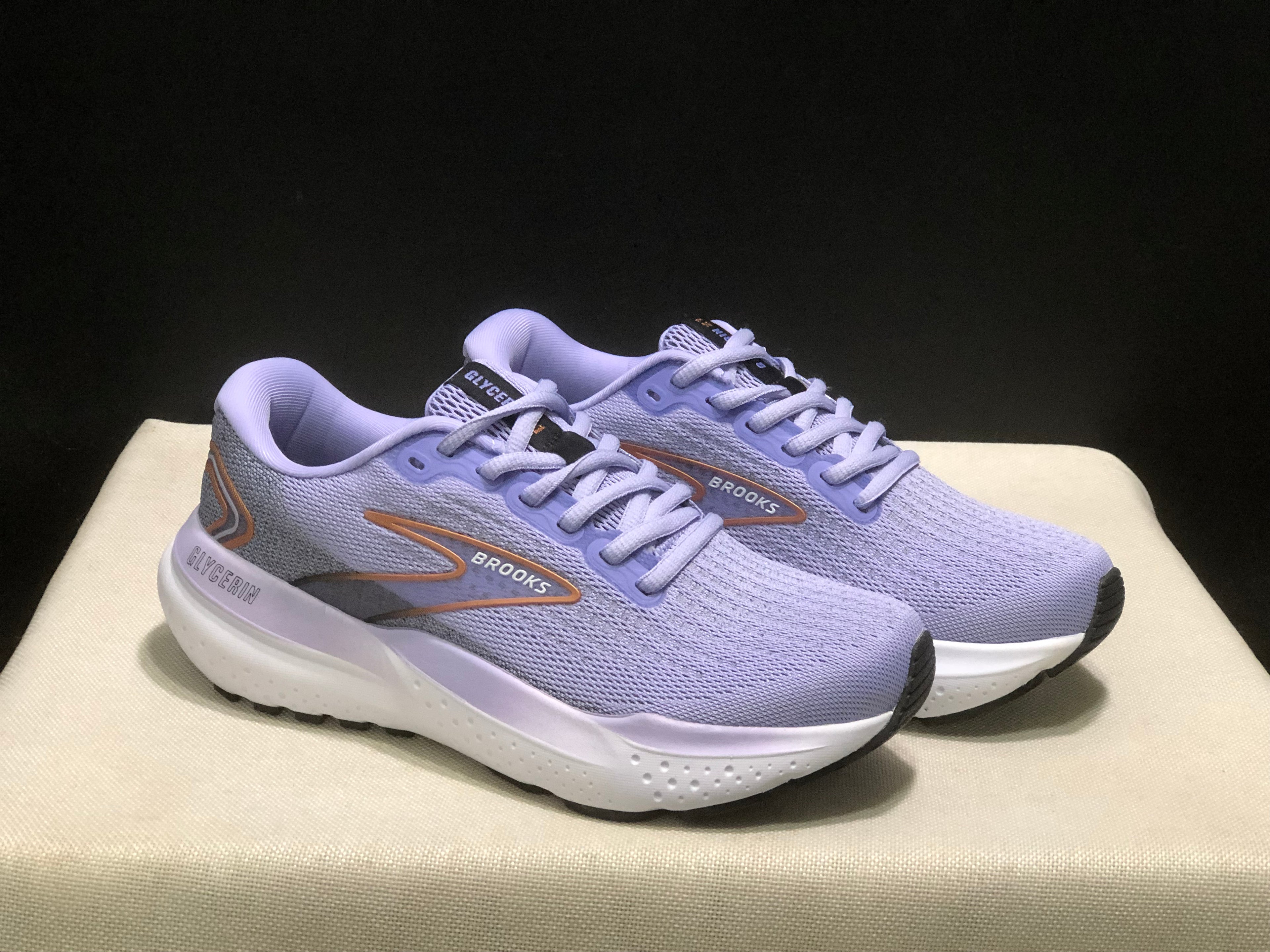 Brooks Glycerin 21 Low-top Casual Running Shoes Purple