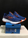 Brooks Glycerin GTS 20 Shock-absorbing Wear-resistant Running Shoes Navy/Orange