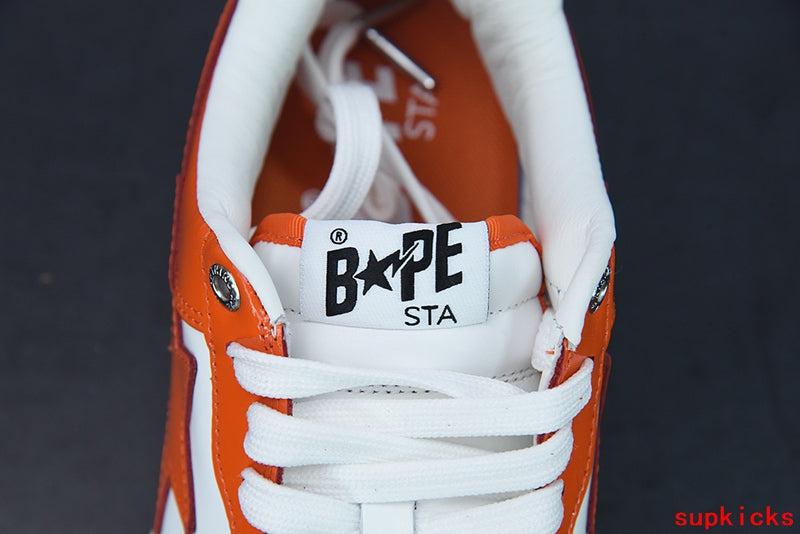 A Bathing Ape Bape Sta Low Orange