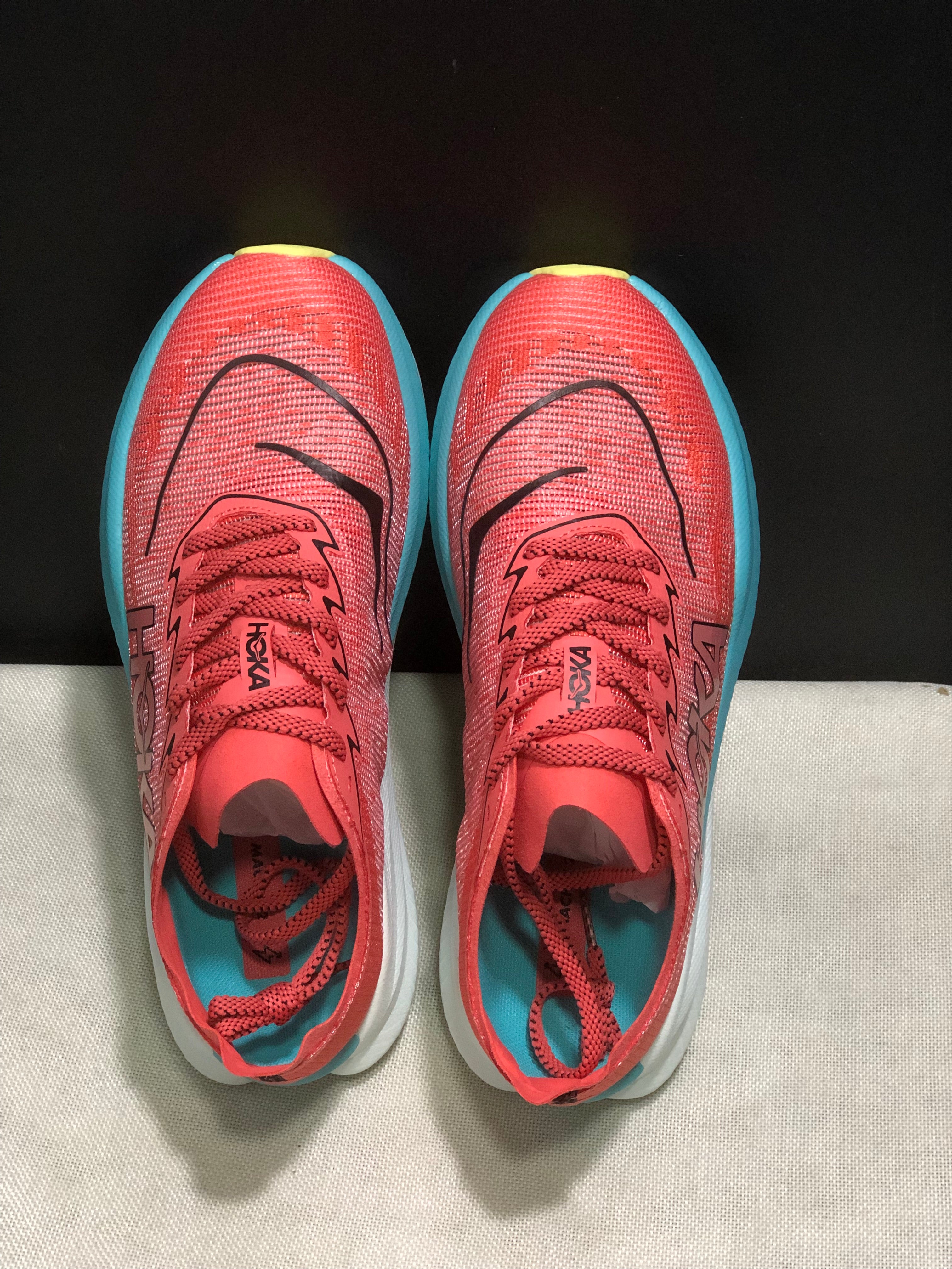 Hoka One One Mach X 2 Anti-slip Low-top Running Shoes Red