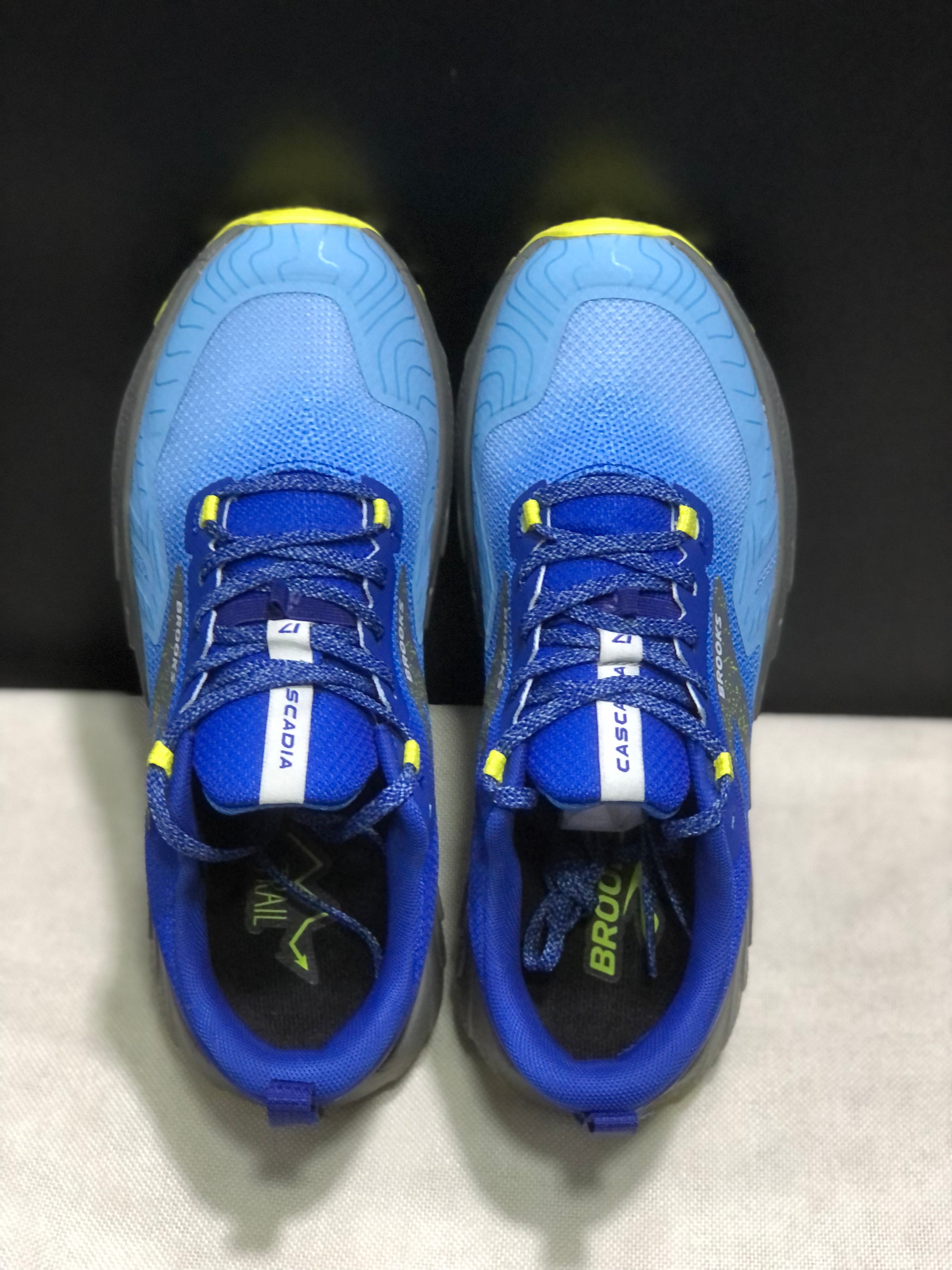 Brooks Cascadia 17 Trail Running Shoes Blue/Surf The Web/Sulphur