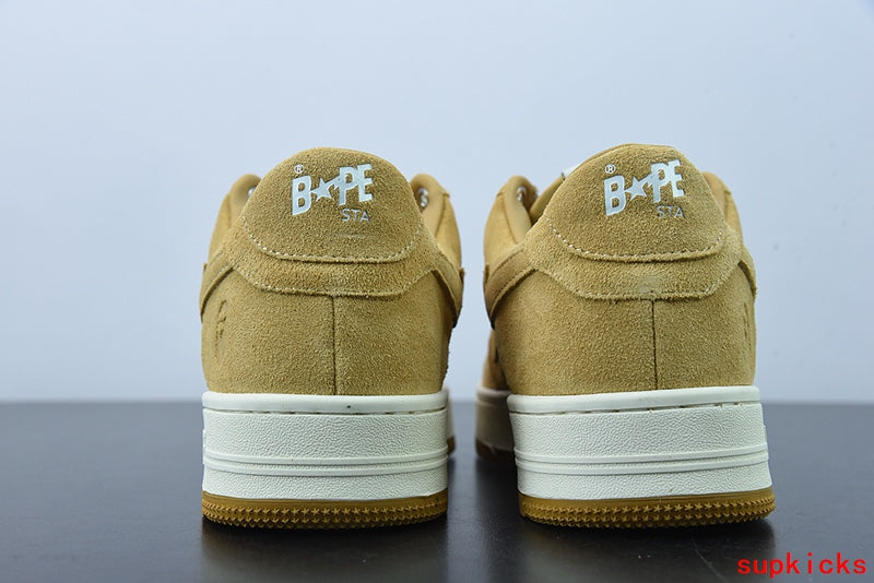 A Bathing Ape1 Bape Sta Beige Suede