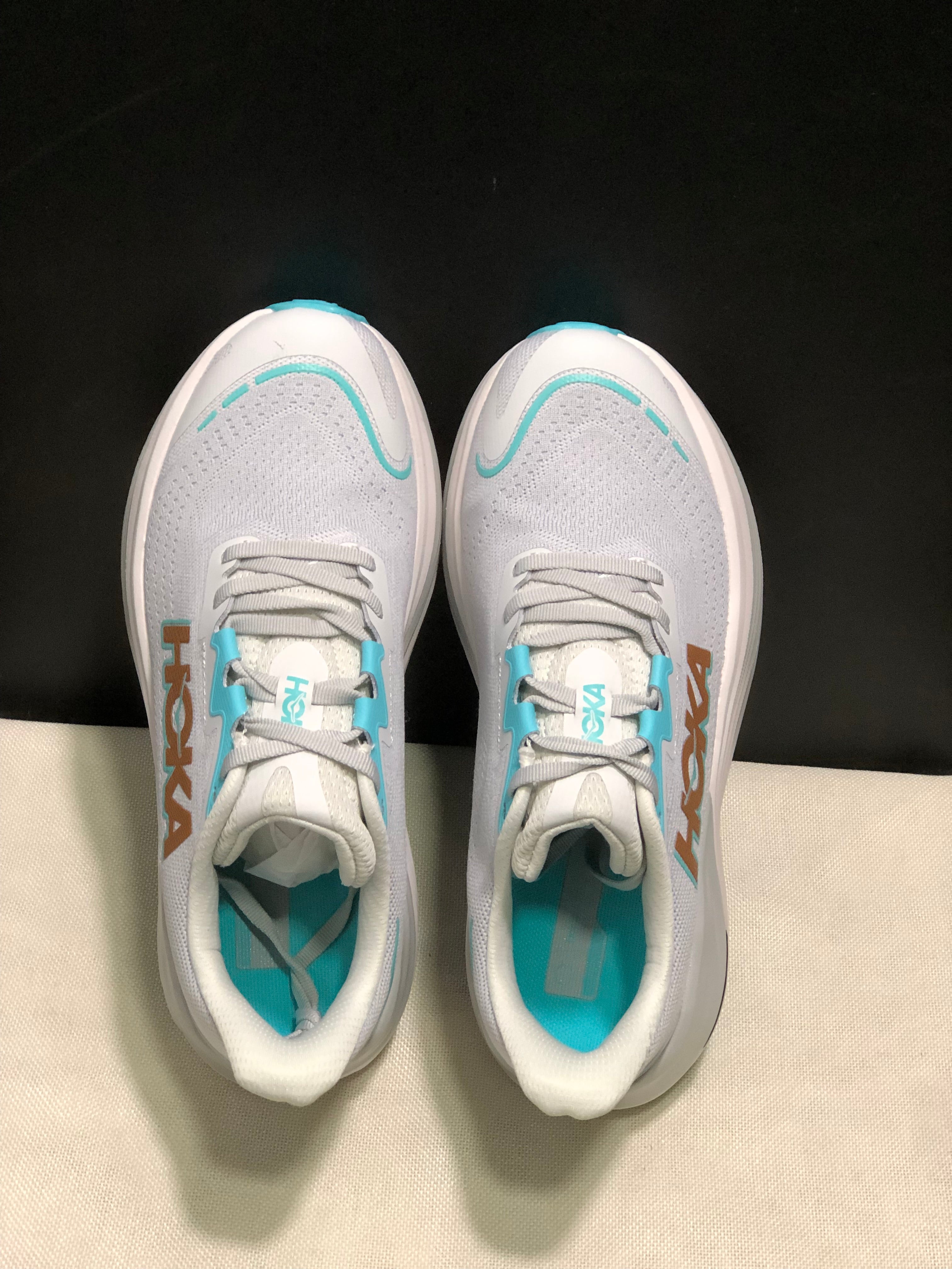 Hoka One One Skyward X Anti-slip Wear-resistant Running Shoes Sneakers Silver