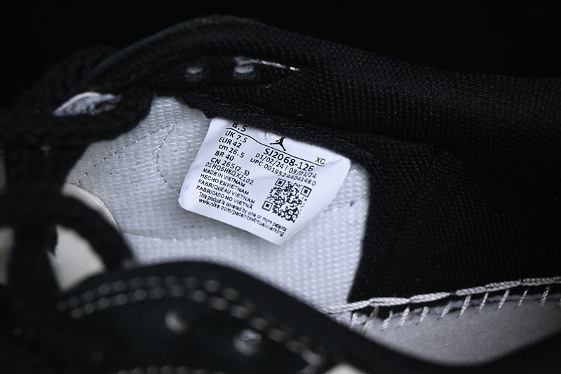 Travis Scott Fragment Design Nike Air Jordan 1 Low OG SP Navy Black White Sneakers