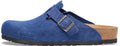 Birkenstock Boston Indigo Blue Suede Embossed 1026203 Fashion Slippers
