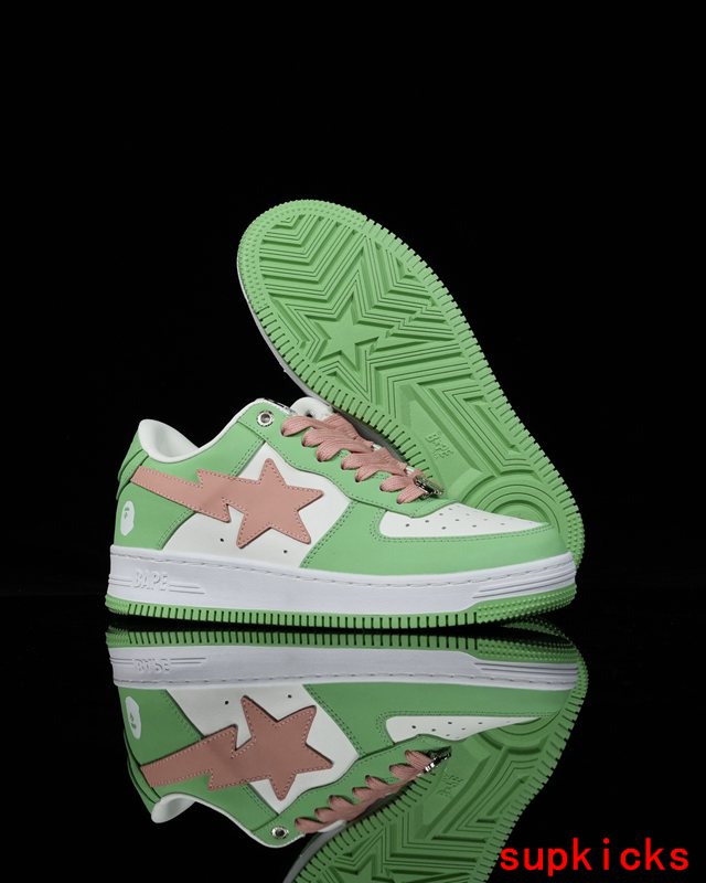 A Bathing Ape Bape Sta Low Light Green Pink