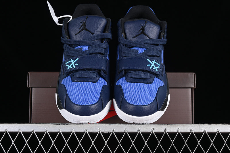 Travis Scott Nike Air Jordan Cut The Check Black Thunder Blue Sneakers