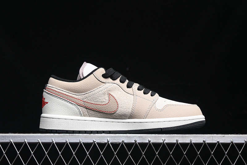 Travis Scott Fragment Design Nike Air Jordan 1 Low The North Face Black White Khaki Sneakers