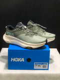 Hoka One One Transport Drawstring Low-top Running Shoes Sneakers Green
