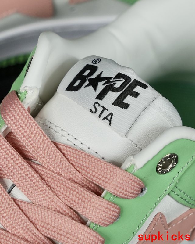 A Bathing Ape Bape Sta Low Light Green Pink