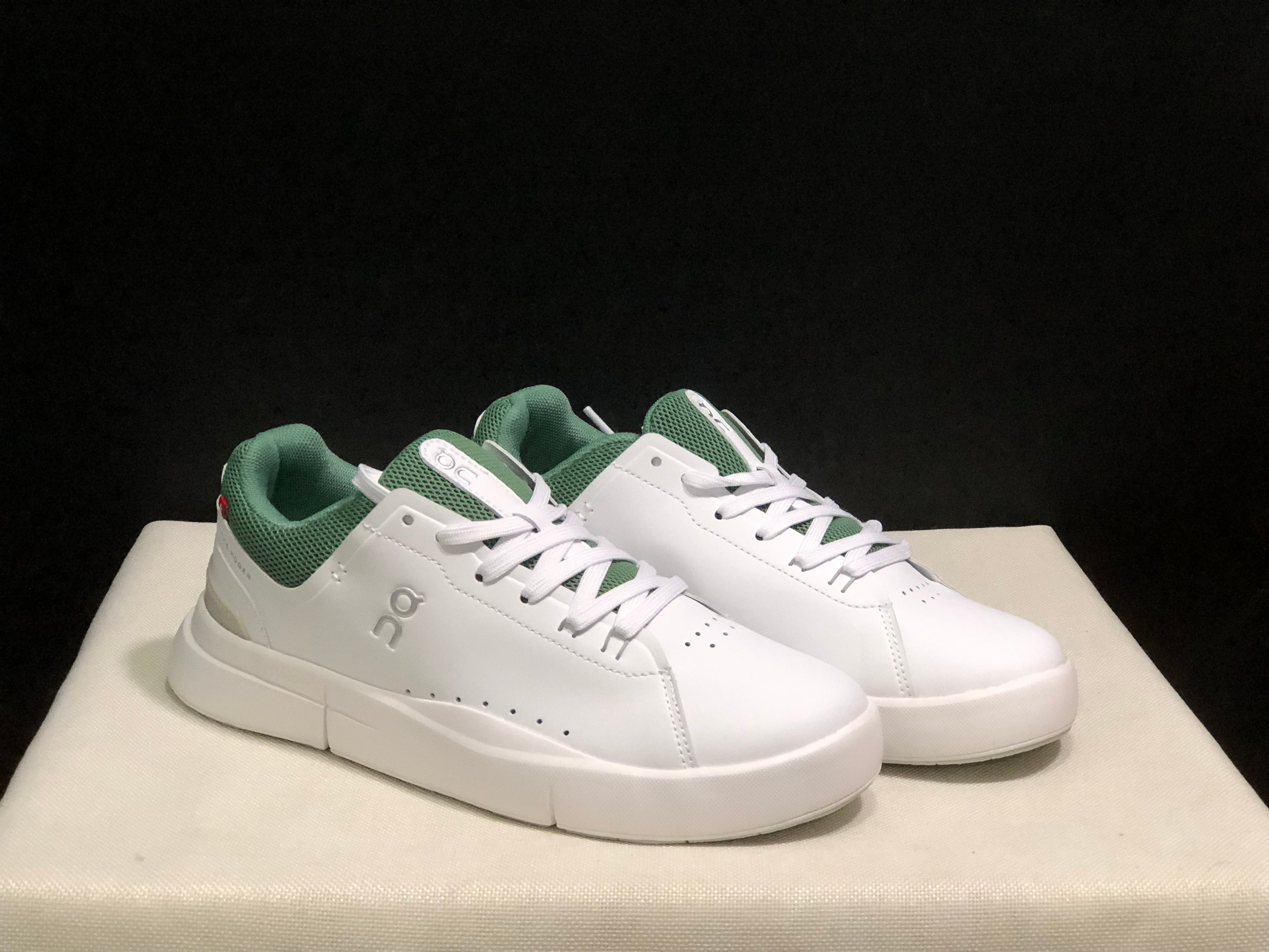 On Running The Roger Spin Board Shoes White/Green