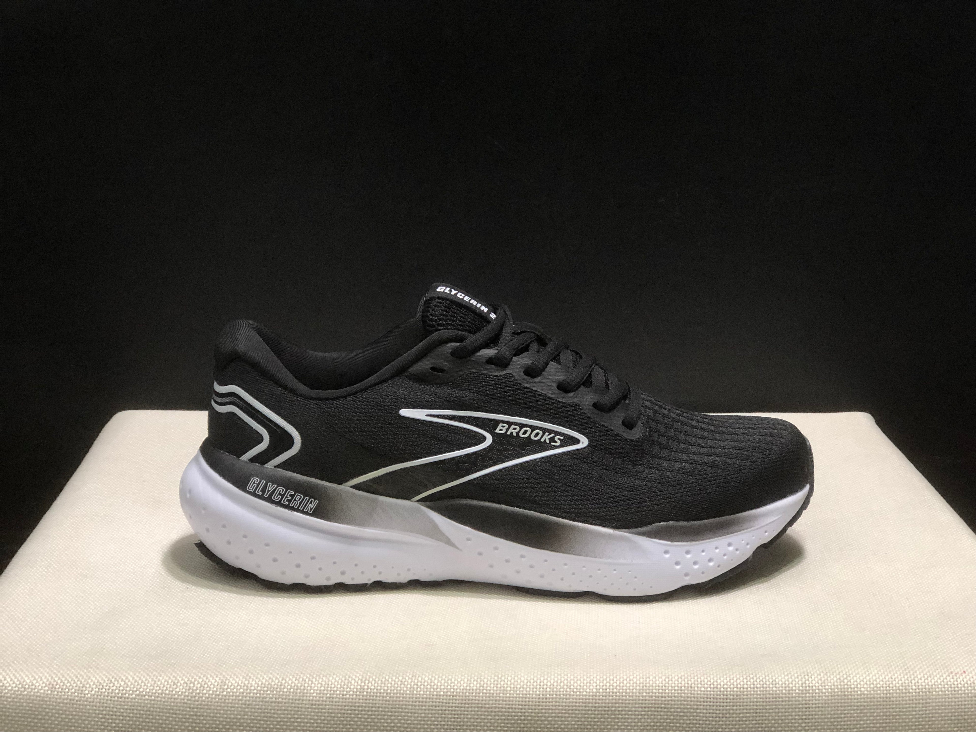 Brooks Glycerin 21 Low-top Casual Running Shoes Blue/Grey/White