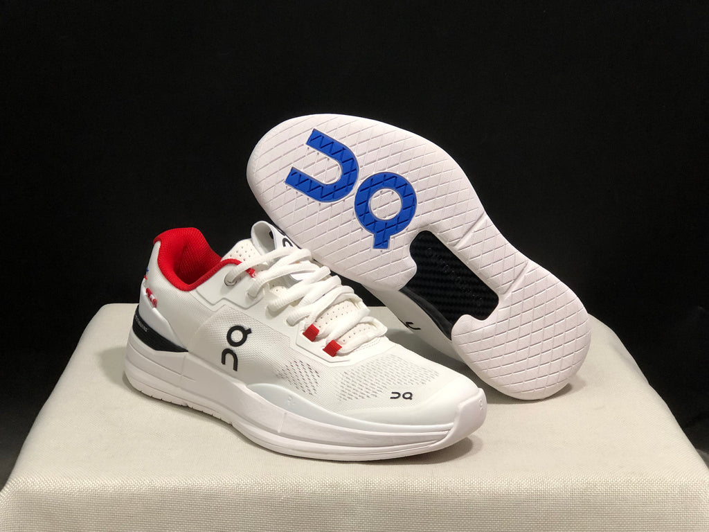 On Running The Roger Rro Durable And Breathable Tennis Shoes White/Red/Blue