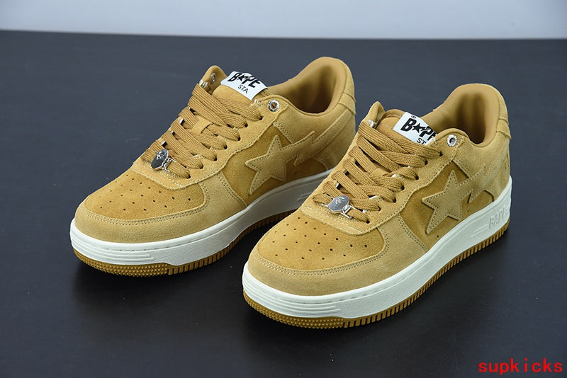 A Bathing Ape1 Bape Sta Beige Suede