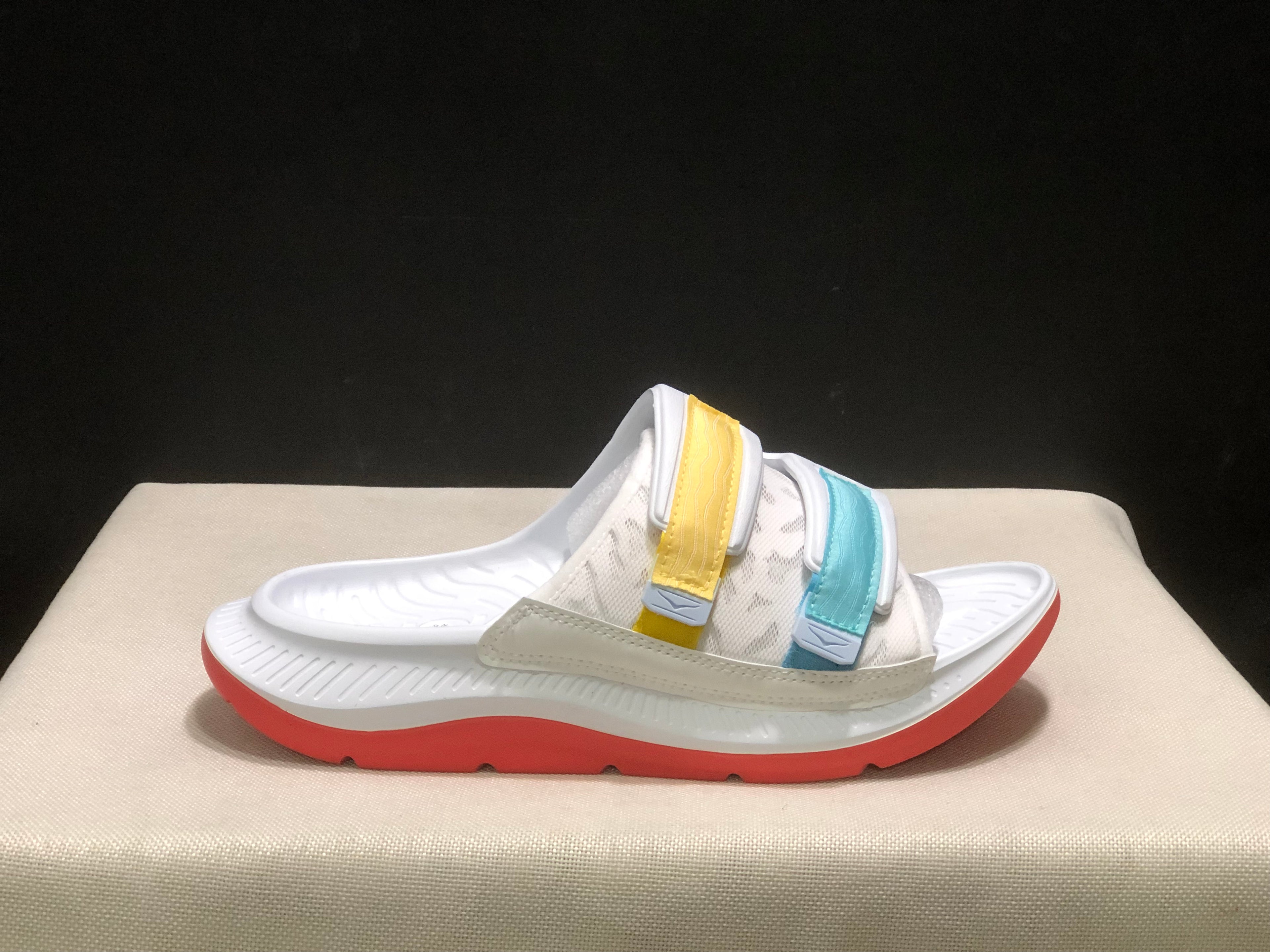 Wtaps x Hoka One One Ora Luxe Comfortable Sandals White/Red