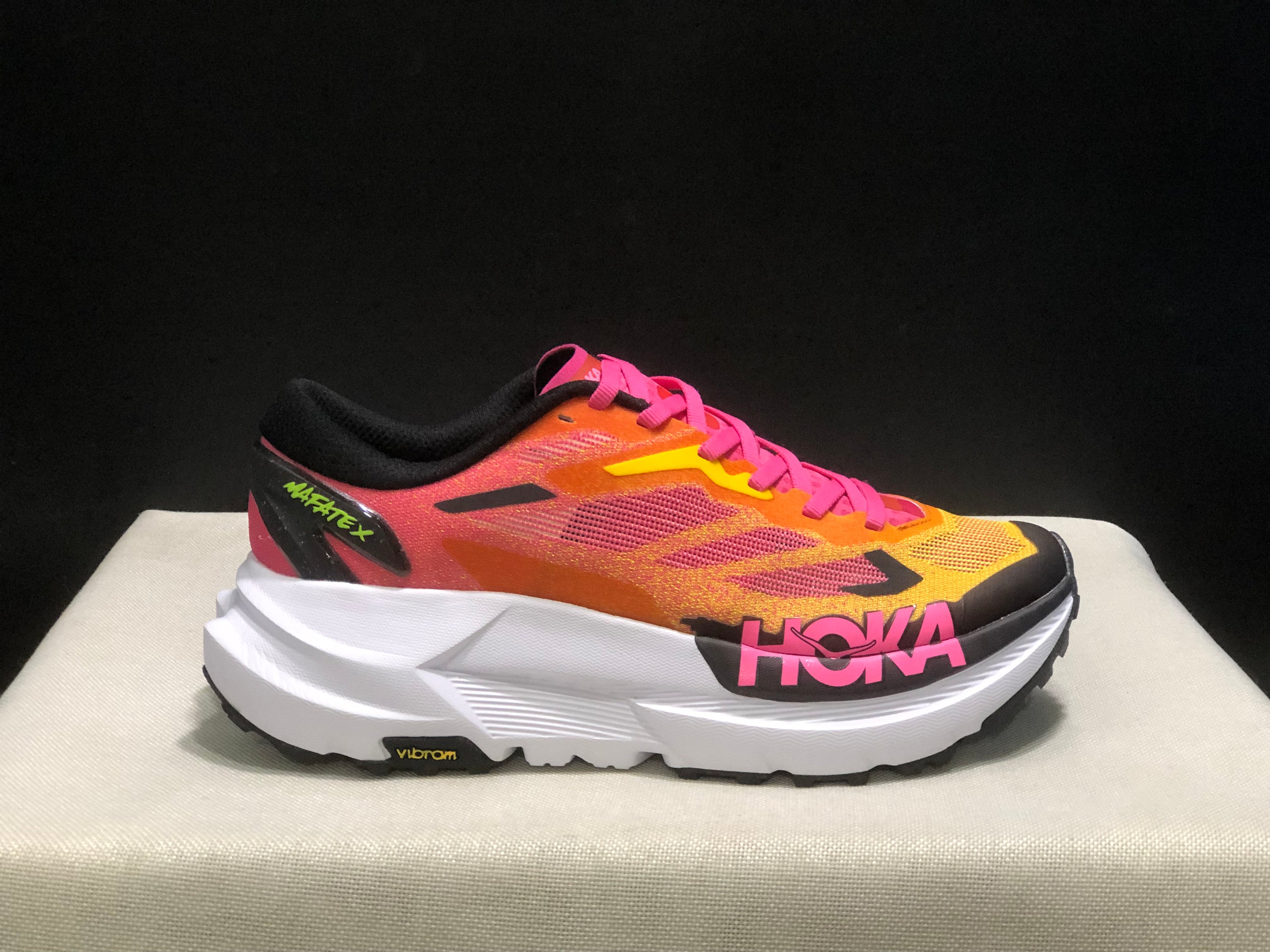 Hoka One One Mafate X Lightweight Fashion Running Shoes Sneakers Pink