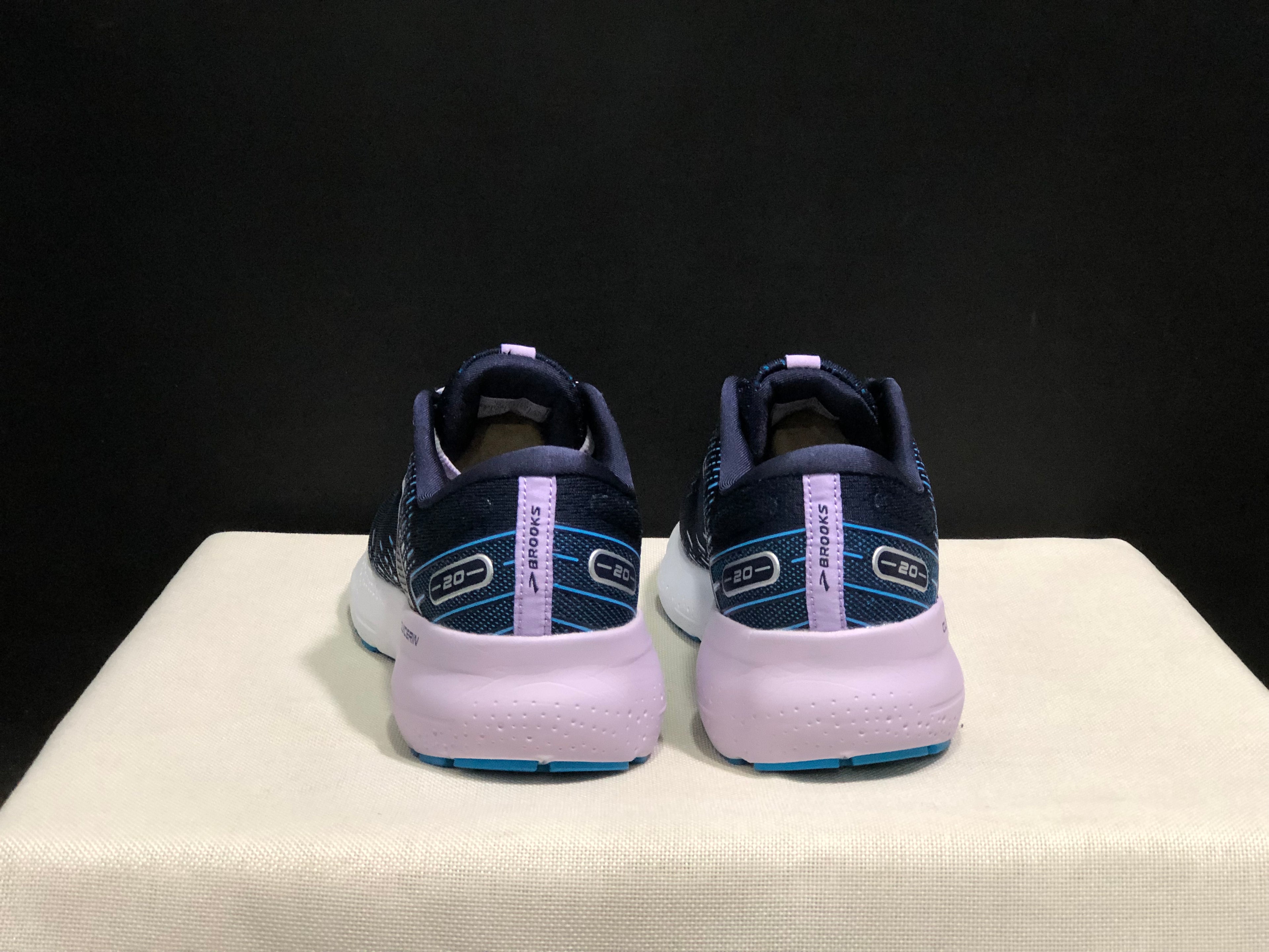 Brooks Glycerin GTS 20 Shock-absorbing Wear-resistant Running Shoes Dark Blue