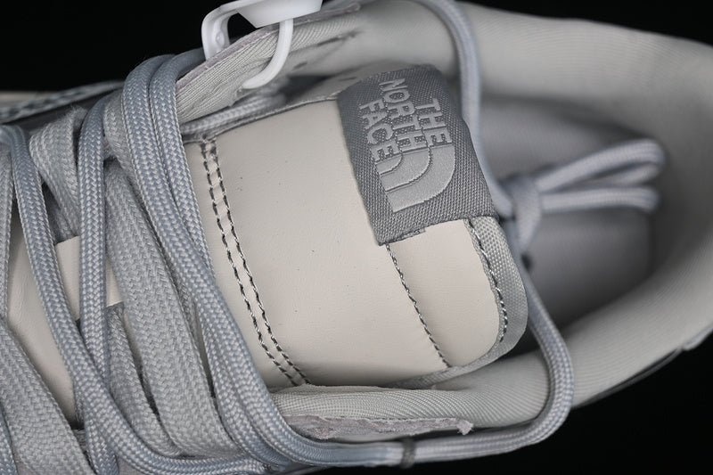 Travis Scott Fragment Design Nike Air Jordan 1 Low The North Face OG SP Grey Sole Grey White Sneakers