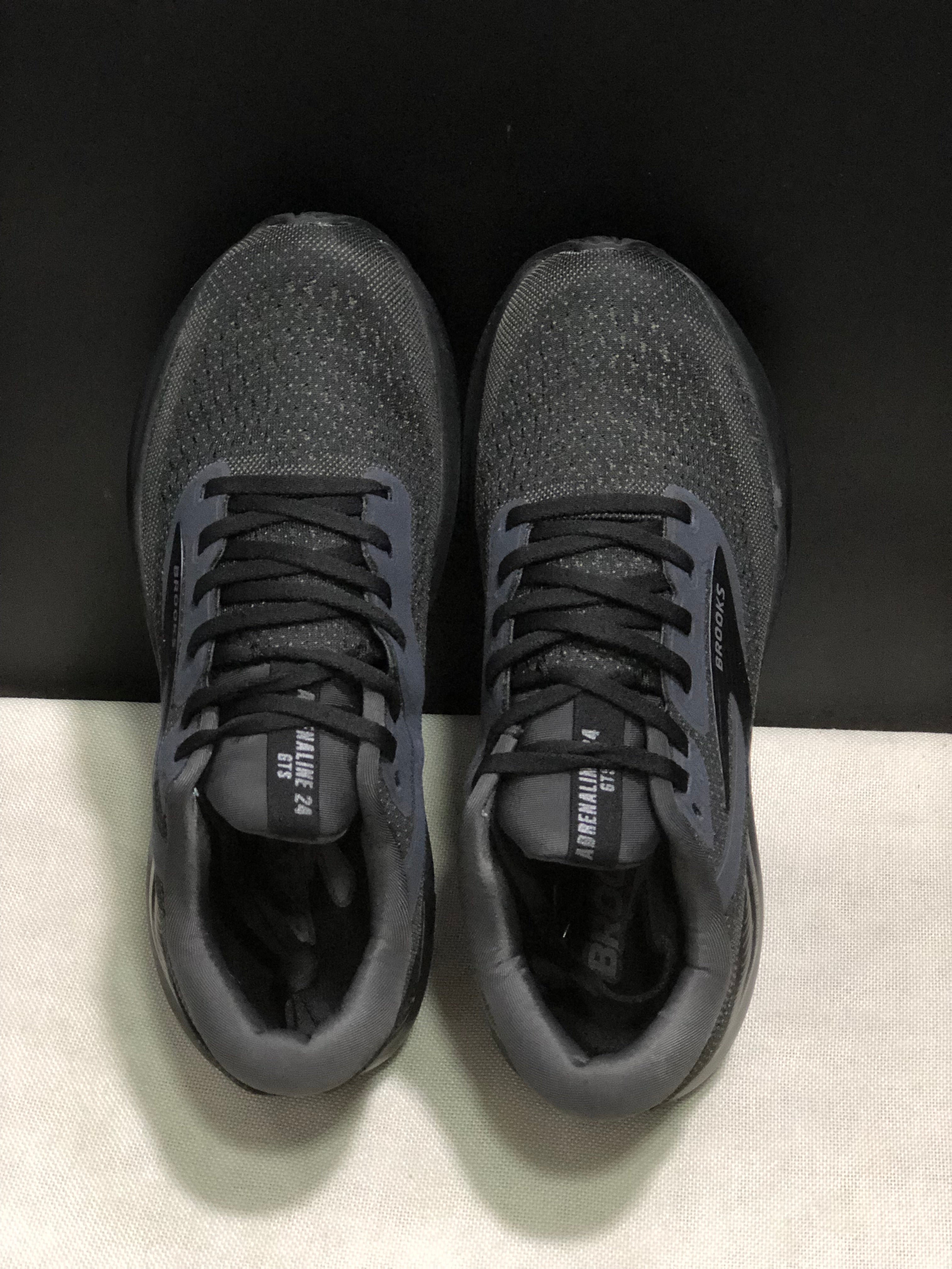 Brooks Adrenaline GTS 24 Casual Running Shoes Black/Black/Ebony