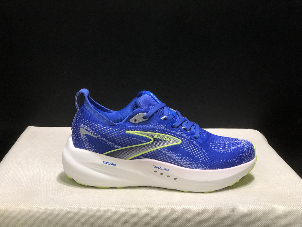 Brooks Glycerin 22 Comfortable Running Shoes White/Blue