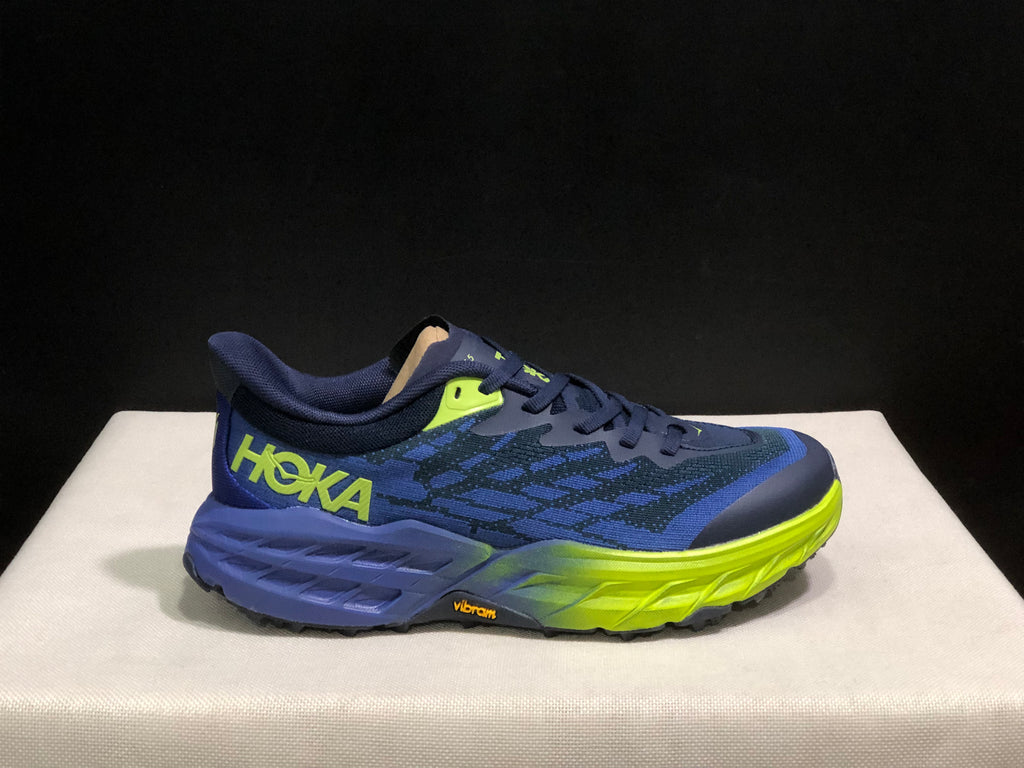 Hoka One One Speedgoat 5 Navy Trail Running Shoes Sneakers
